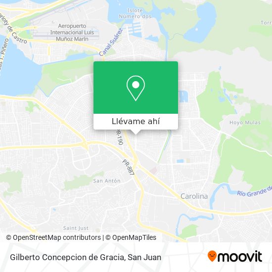 Mapa de Gilberto Concepcion de Gracia