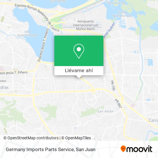 Mapa de Germany Imports Parts Service