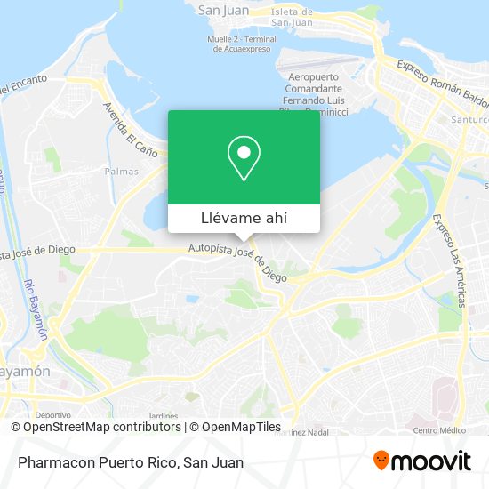 Mapa de Pharmacon Puerto Rico