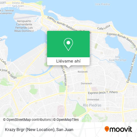 Mapa de Krazy Brgr (New Location)