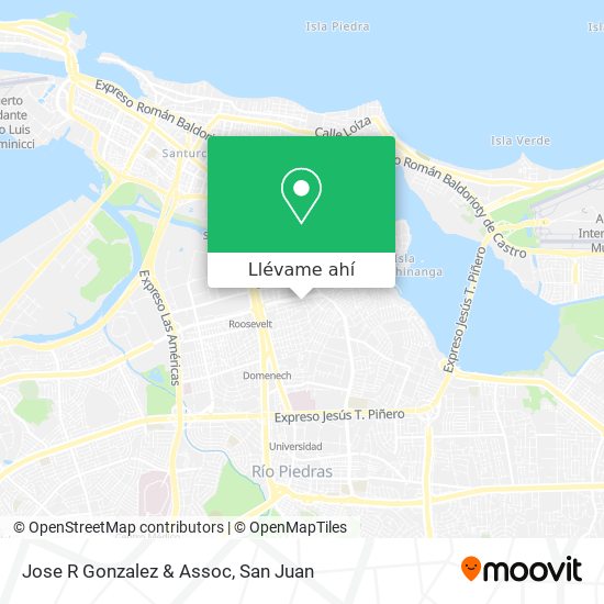 Mapa de Jose R Gonzalez & Assoc