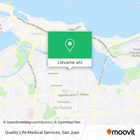 Mapa de Quality Life Medical Services