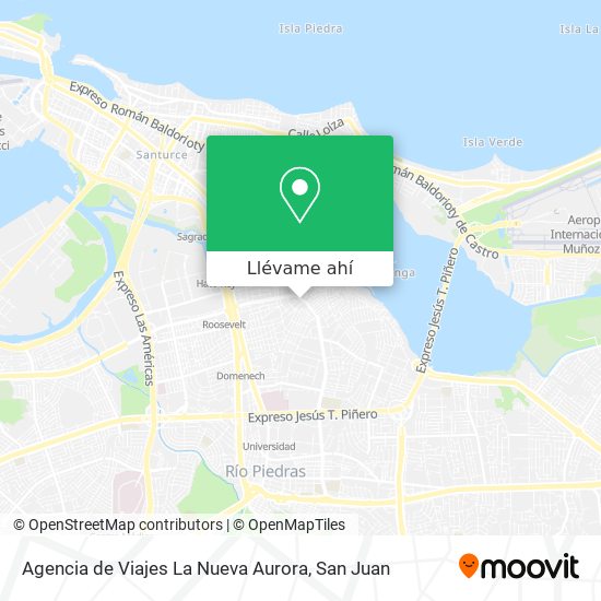 Mapa de Agencia de Viajes La Nueva Aurora