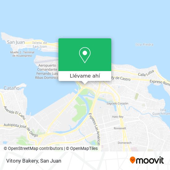 Mapa de Vitony Bakery