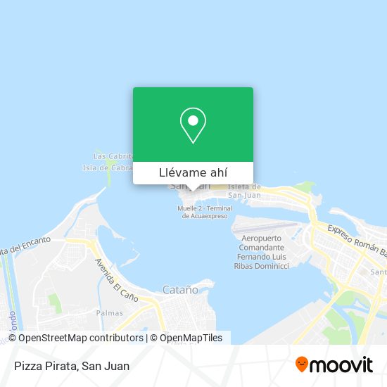 Mapa de Pizza Pirata