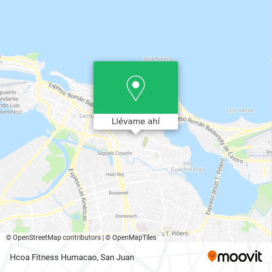Mapa de Hcoa Fitness Humacao