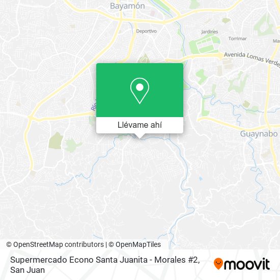 Mapa de Supermercado Econo Santa Juanita - Morales #2