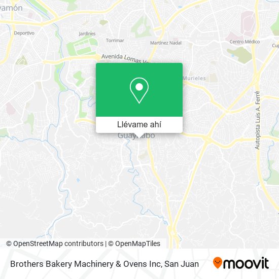 Mapa de Brothers Bakery Machinery & Ovens Inc