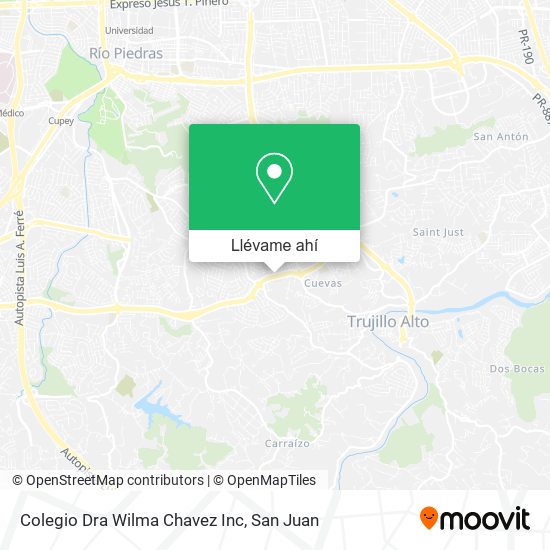 Mapa de Colegio Dra Wilma Chavez Inc