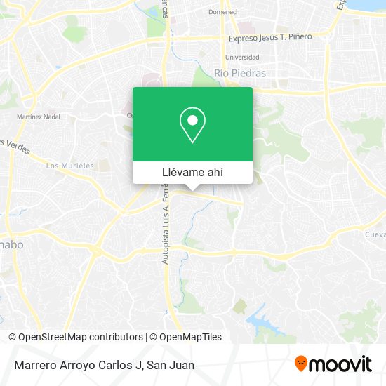 Mapa de Marrero Arroyo Carlos J