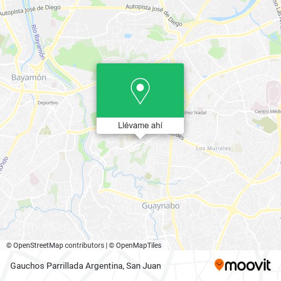 Mapa de Gauchos Parrillada Argentina