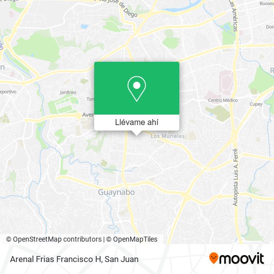 Mapa de Arenal Frias Francisco H
