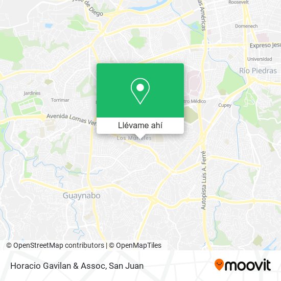 Mapa de Horacio Gavilan & Assoc