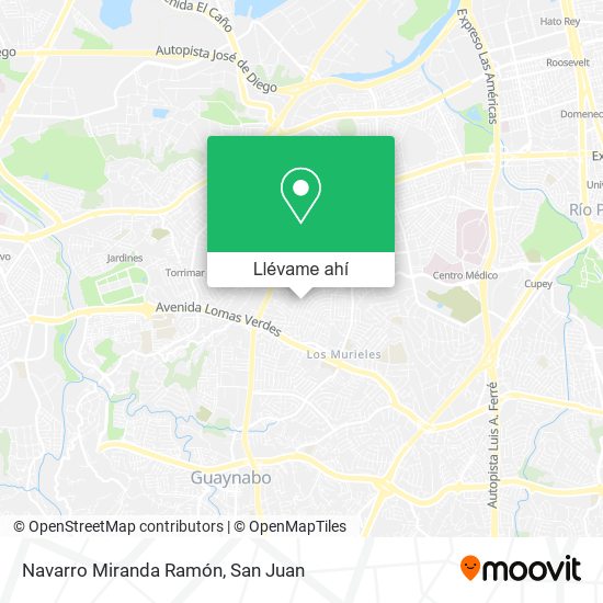 Mapa de Navarro Miranda Ramón