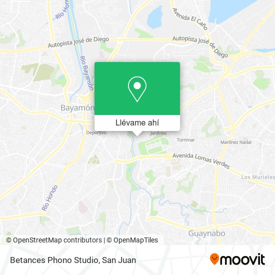 Mapa de Betances Phono Studio