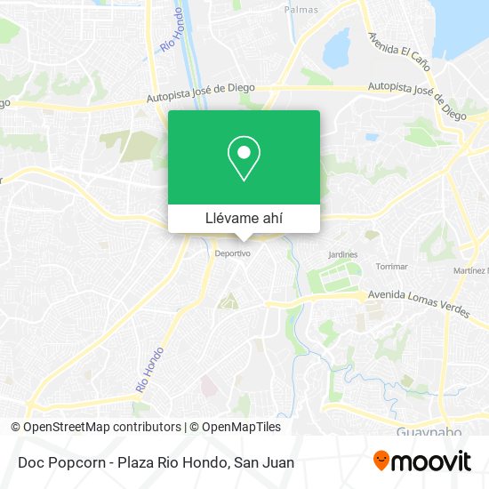 Mapa de Doc Popcorn - Plaza Rio Hondo