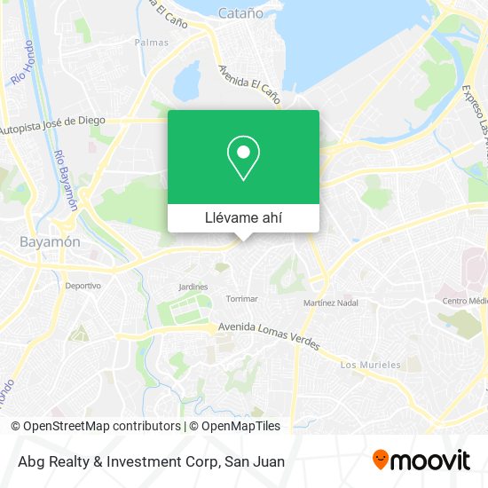 Mapa de Abg Realty & Investment Corp