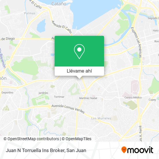 Mapa de Juan N Torruella Ins Broker