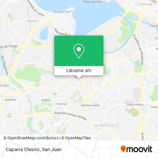 Mapa de Caparra Classic