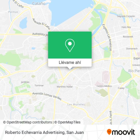Mapa de Roberto Echevarria Advertising