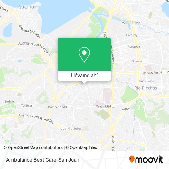 Mapa de Ambulance Best Care