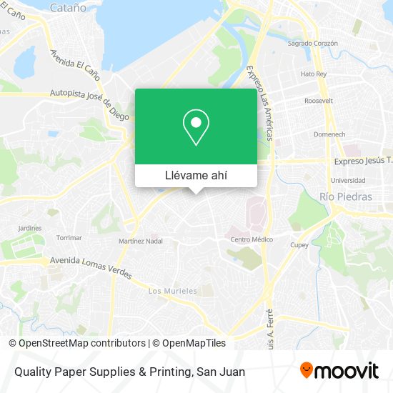 Mapa de Quality Paper Supplies & Printing