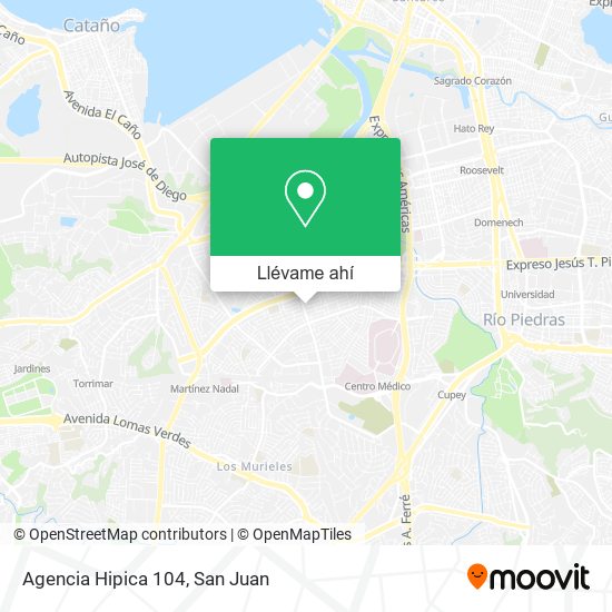 Mapa de Agencia Hipica 104