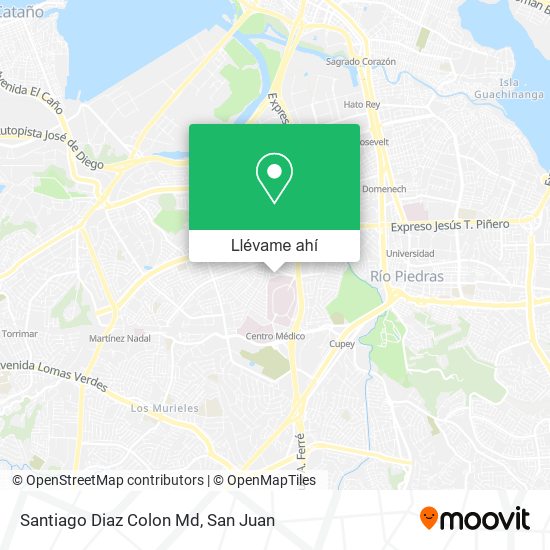 Mapa de Santiago Diaz Colon Md