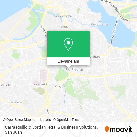 Mapa de Carrasquillo & Jordán, legal & Business Solutions
