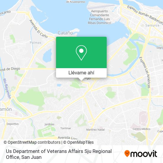 Mapa de Us Department of Veterans Affairs Sju Regional Office