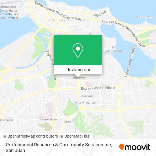 Mapa de Professional Research & Community Services Inc