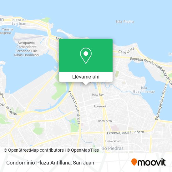 Mapa de Condominio Plaza Antillana