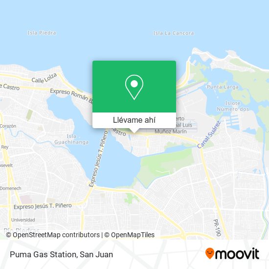 Mapa de Puma Gas Station