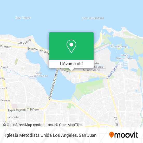 Mapa de Iglesia Metodista Unida Los Angeles