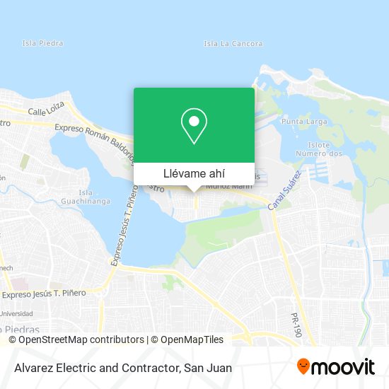 Mapa de Alvarez Electric and Contractor