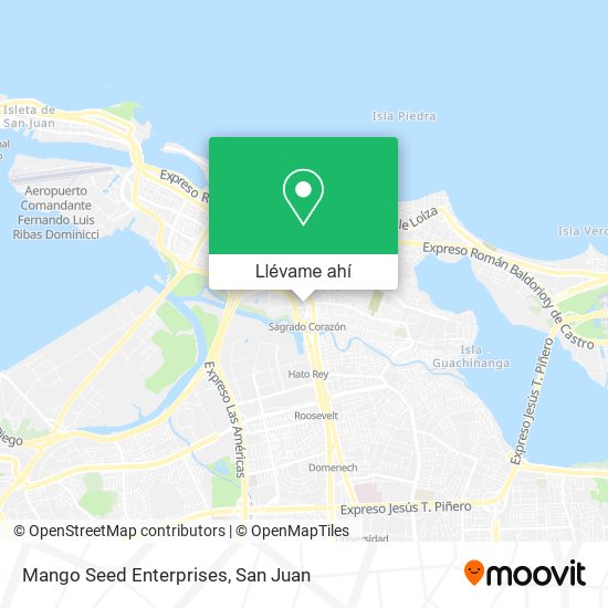 Mapa de Mango Seed Enterprises