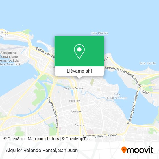 Mapa de Alquiler Rolando Rental