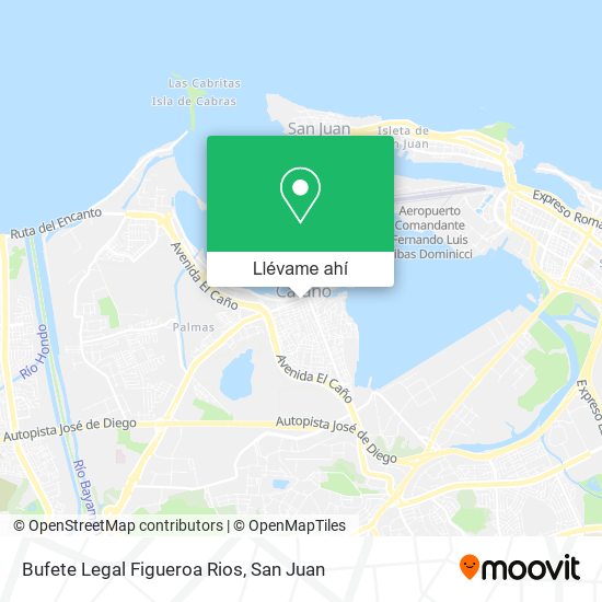 Mapa de Bufete Legal Figueroa Rios