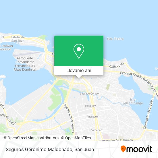 Mapa de Seguros Geronimo Maldonado
