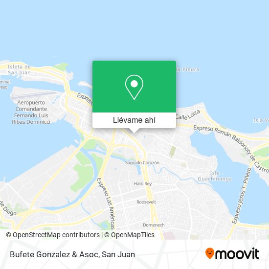 Mapa de Bufete Gonzalez & Asoc