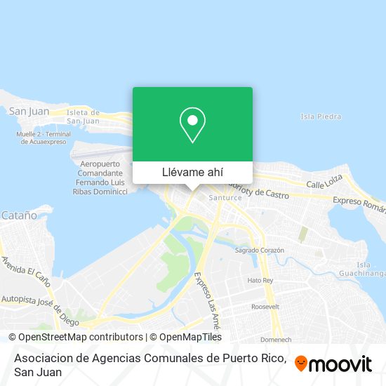 Mapa de Asociacion de Agencias Comunales de Puerto Rico