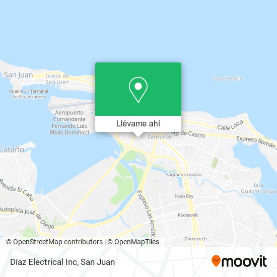 Mapa de Díaz Electrical Inc