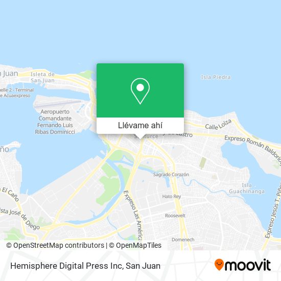 Mapa de Hemisphere Digital Press Inc