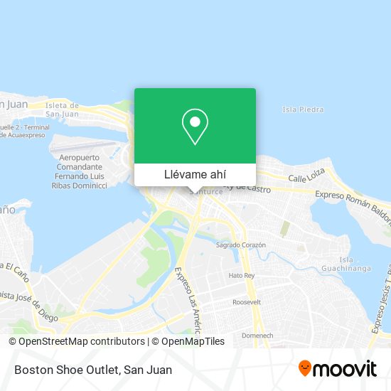 Mapa de Boston Shoe Outlet
