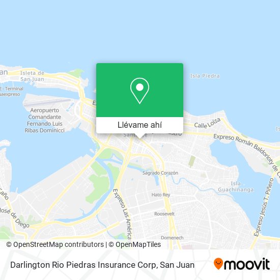 Mapa de Darlington Rio Piedras Insurance Corp