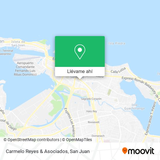 Mapa de Carmelo Reyes & Asociados