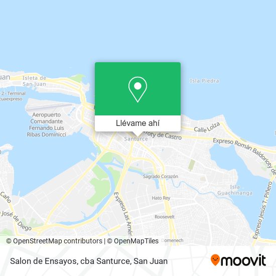 Mapa de Salon de Ensayos, cba Santurce
