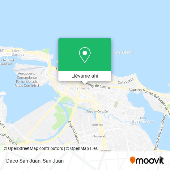 Mapa de Daco San Juan