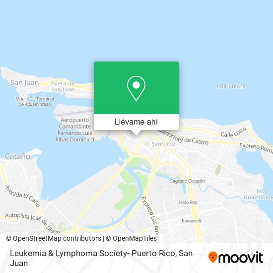 Mapa de Leukemia & Lymphoma Society- Puerto Rico