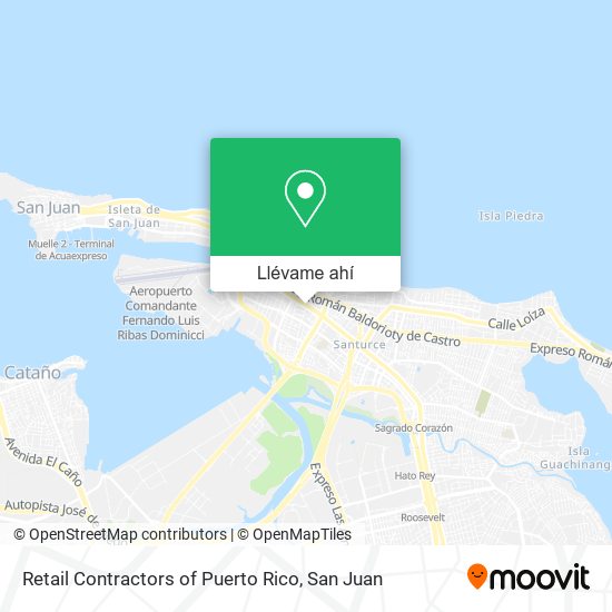 Mapa de Retail Contractors of Puerto Rico